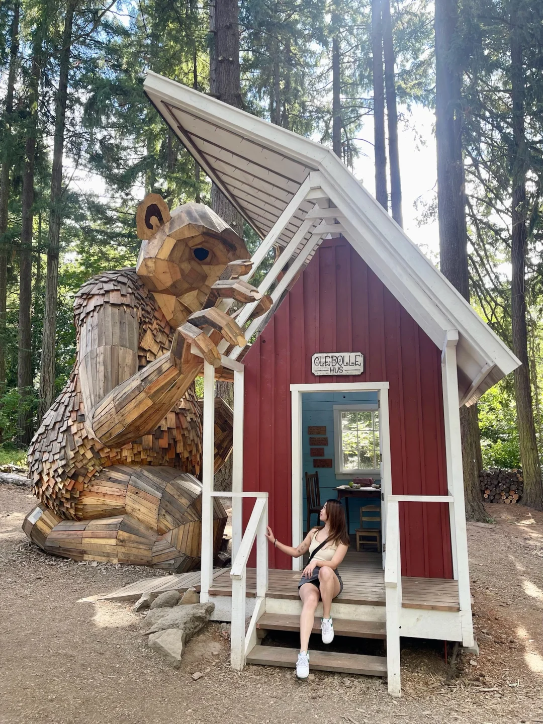 🪵 Ole Bolle Troll in Portland | A Giant That Triggers Megalophobia 👀