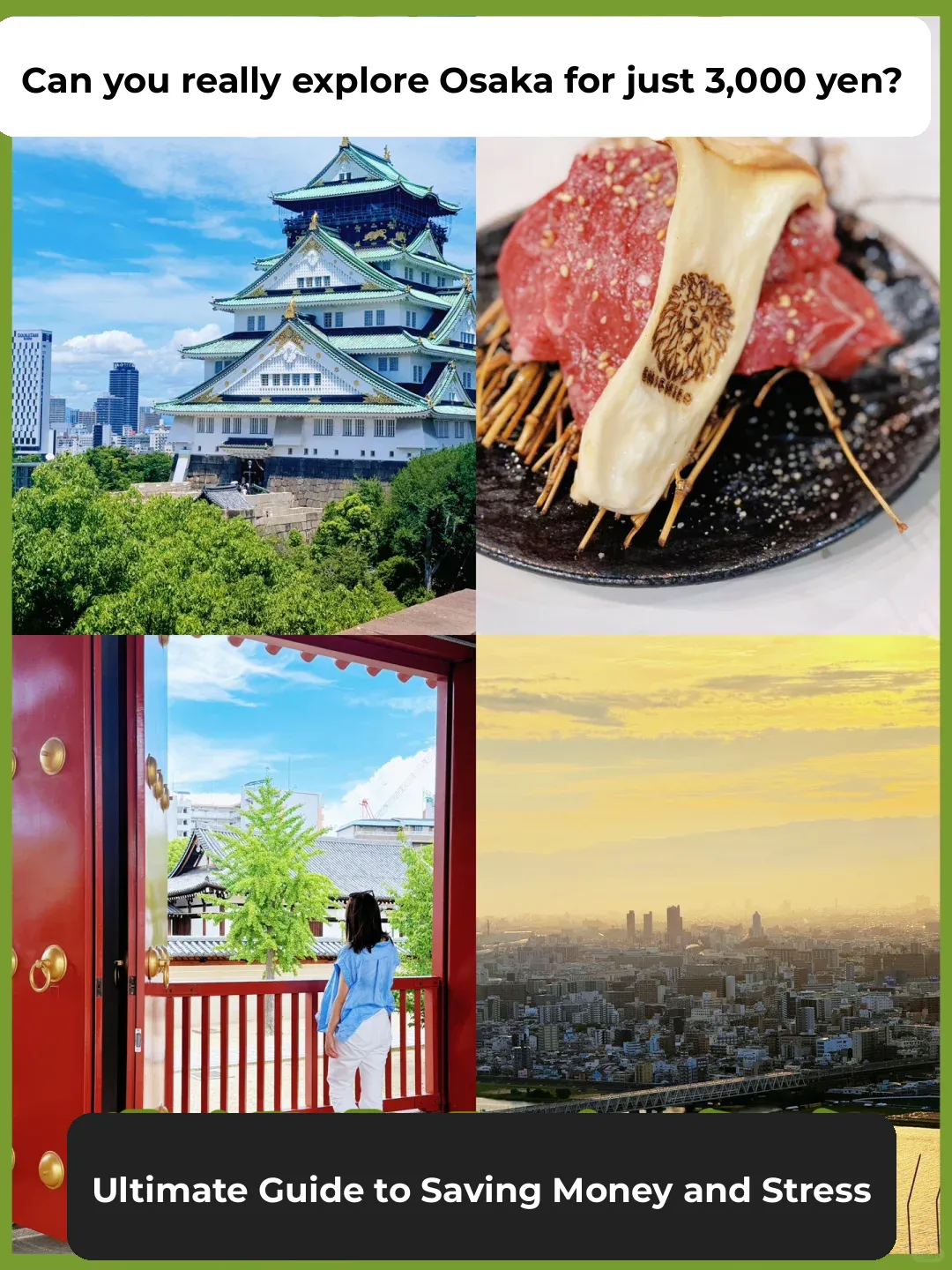 Comprehensive Osaka Travel Guide: All-in-One Food, Fun, and Convenience – Packed with Useful Tips!
