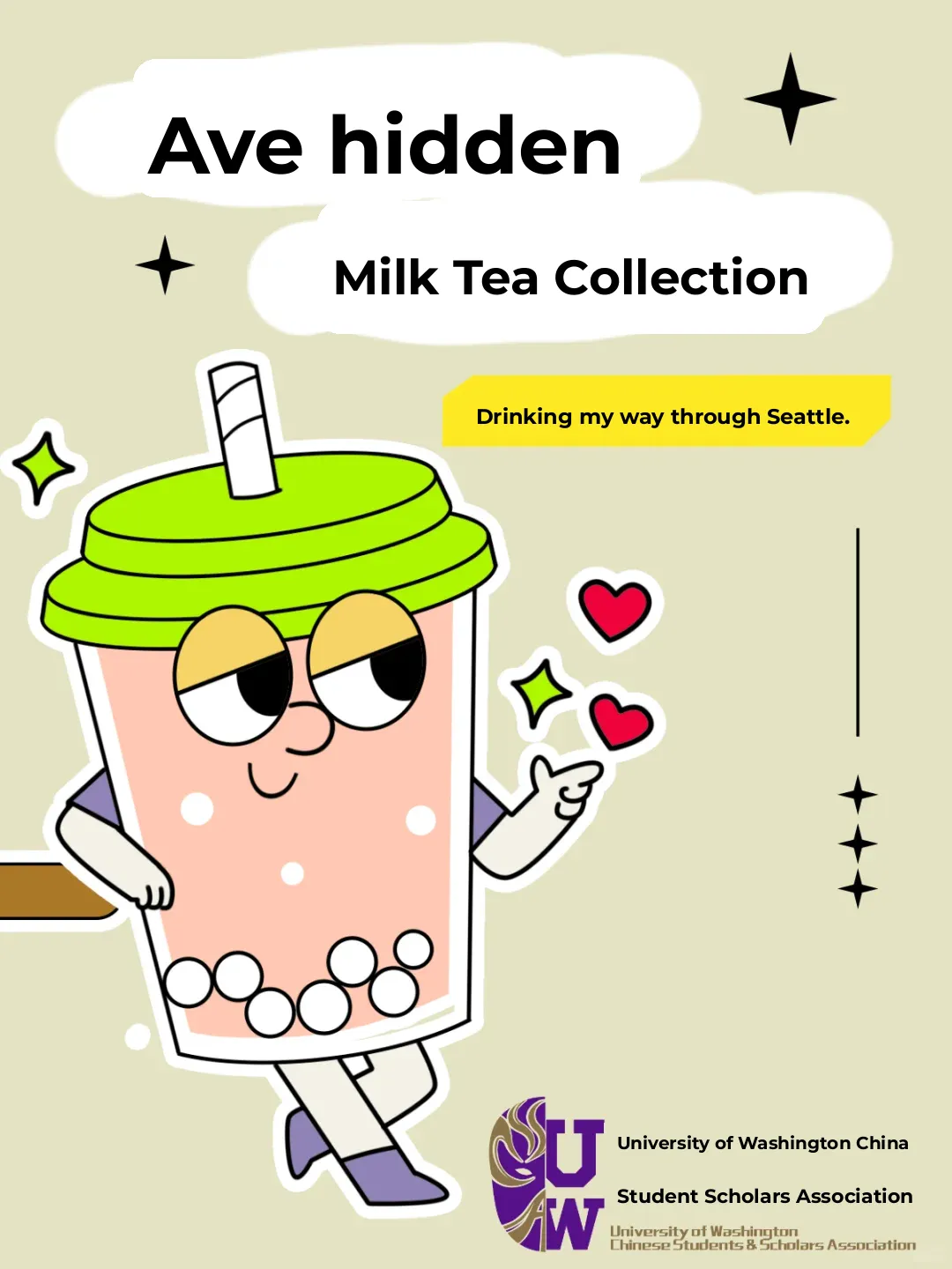 【Sip Through Seattle】Hidden Milk Tea Gems on The Ave 🧋