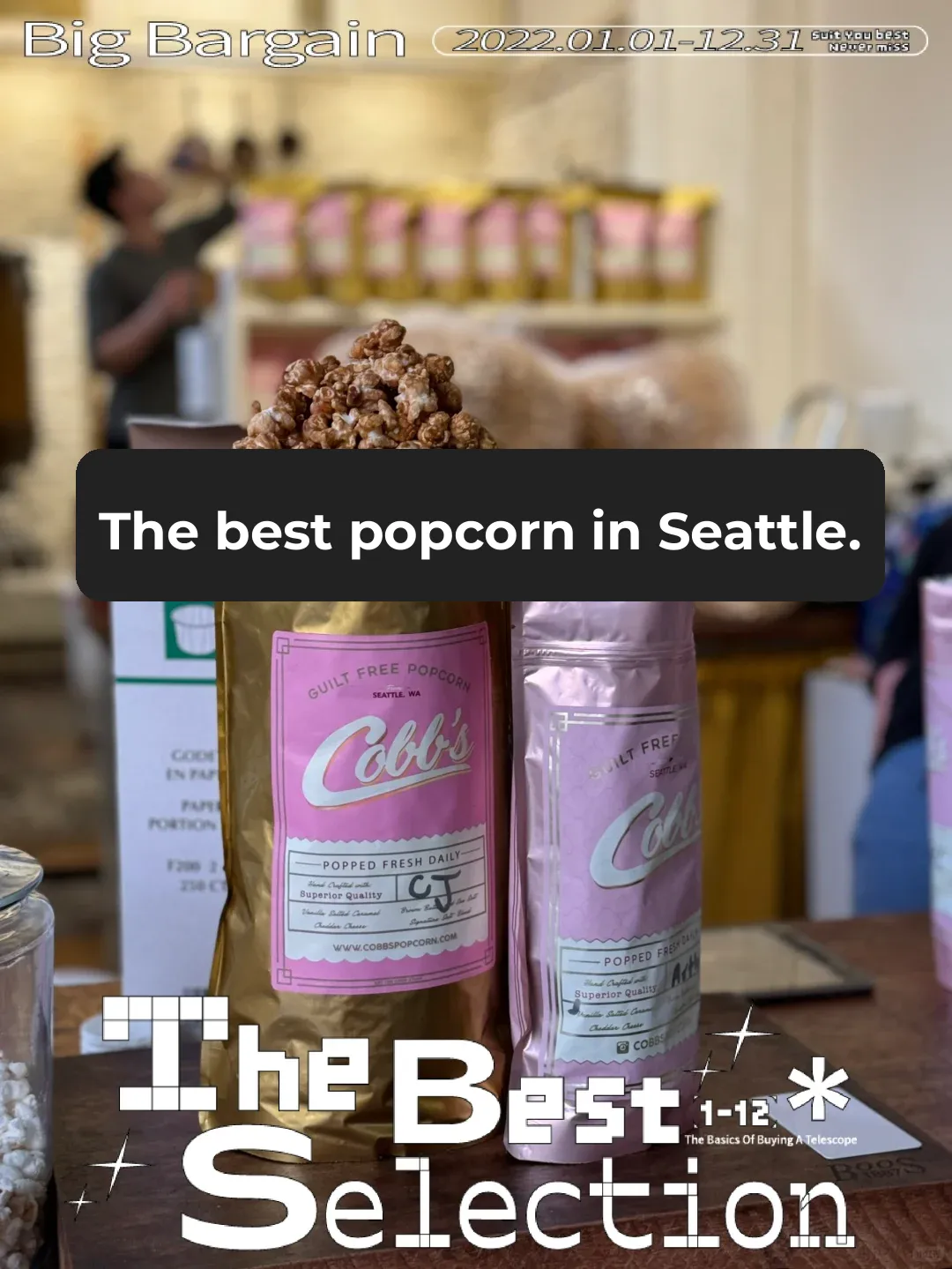 Seattle's Best Popcorn, on Par with Garrett