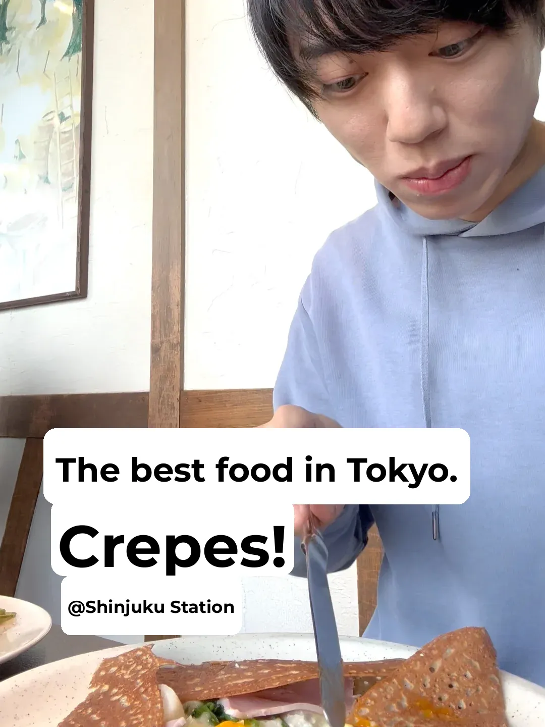The Best Crepe Shop in Tokyo @ Shinjuku