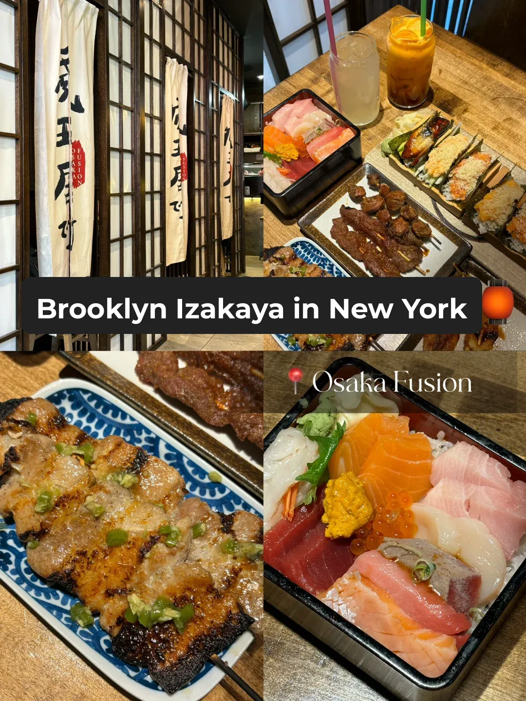 Brooklyn, NYC | Osaka Fusion Izakaya Experience 🏮