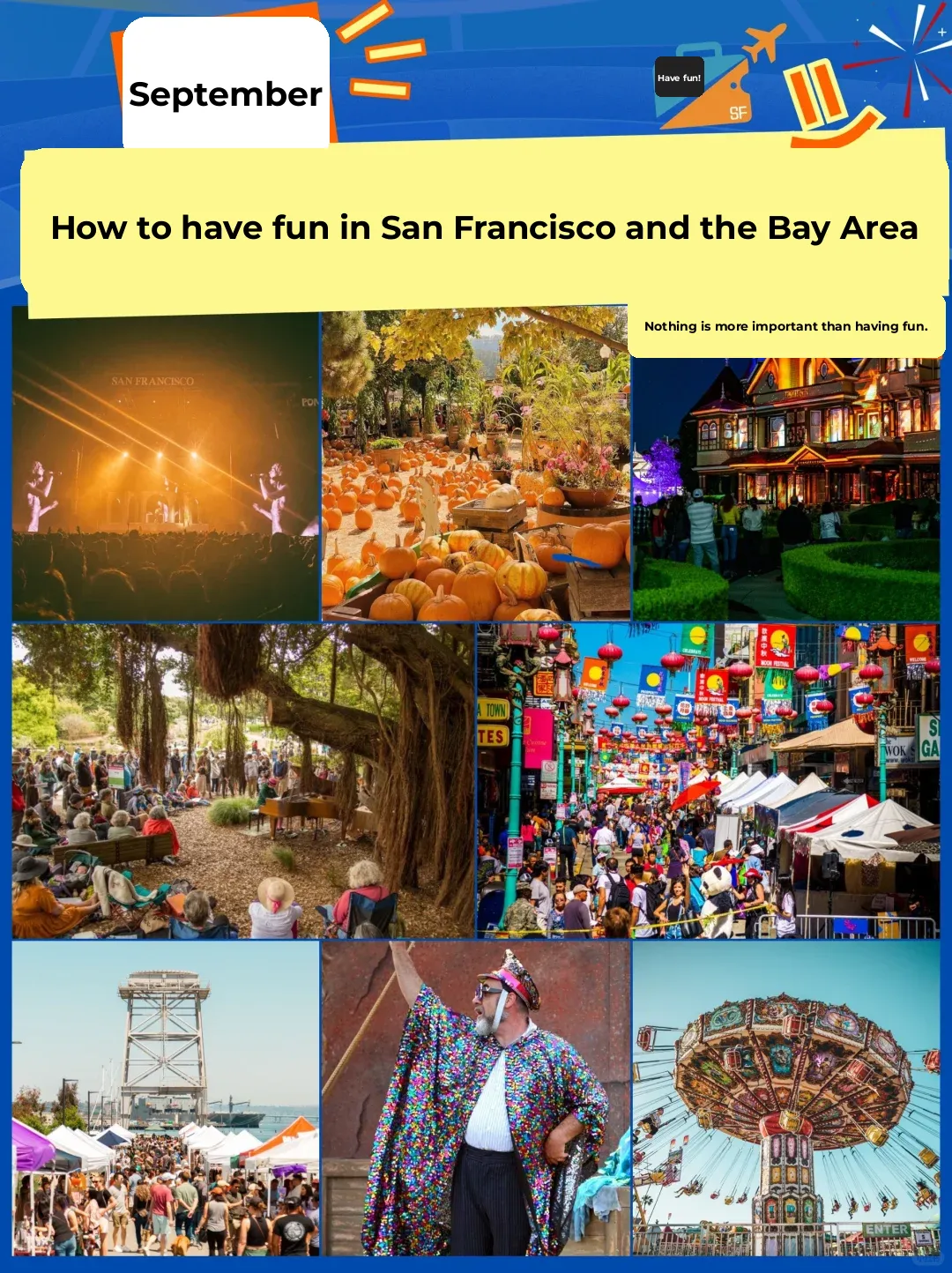 September Bay Area Fun Spots 😄 Event Guide