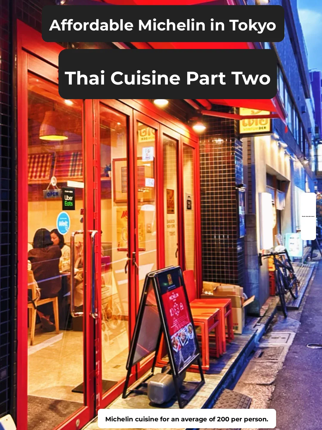 Don't Miss It! Tokyo's Thai Michelin-Starred Dining for Just 200 Per Person!!!