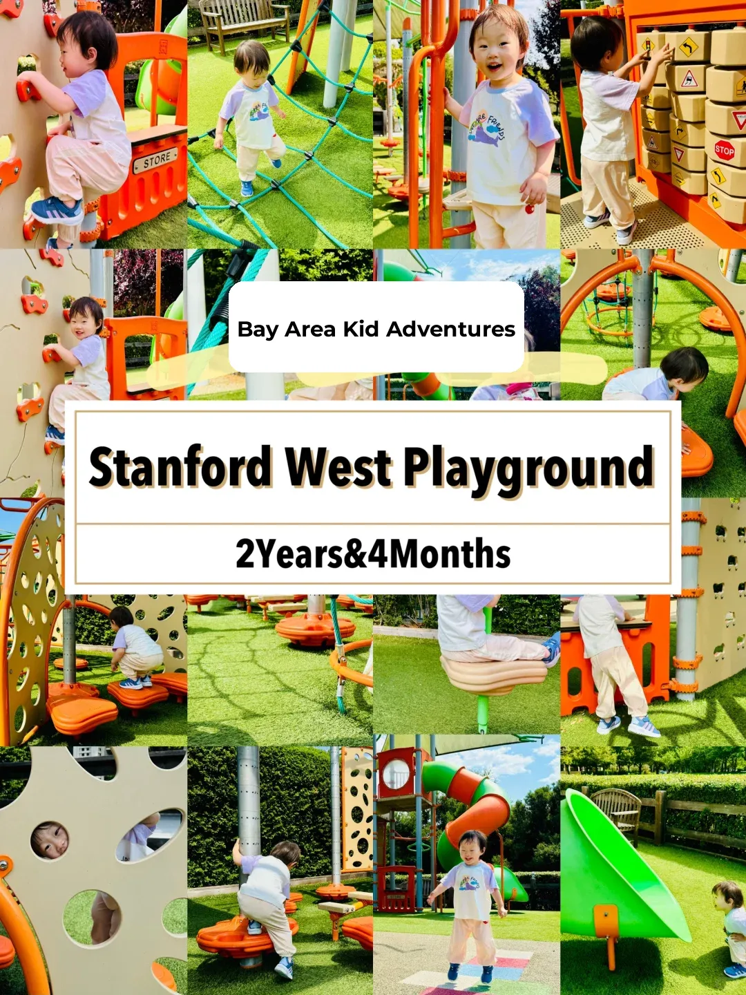2 Years & 4 Months · Bay Area Kid-Friendly Spot · Stanford West Playground