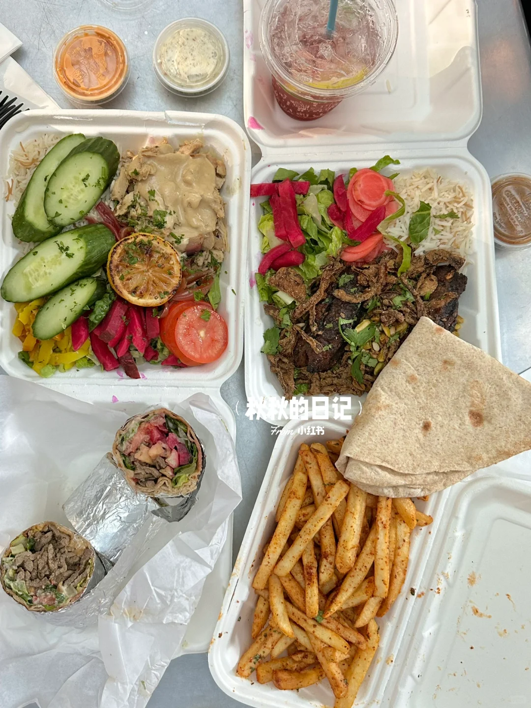 Seattle | Middle Eastern Grilled Rice: Lamb Wraps Are the Best 🌯