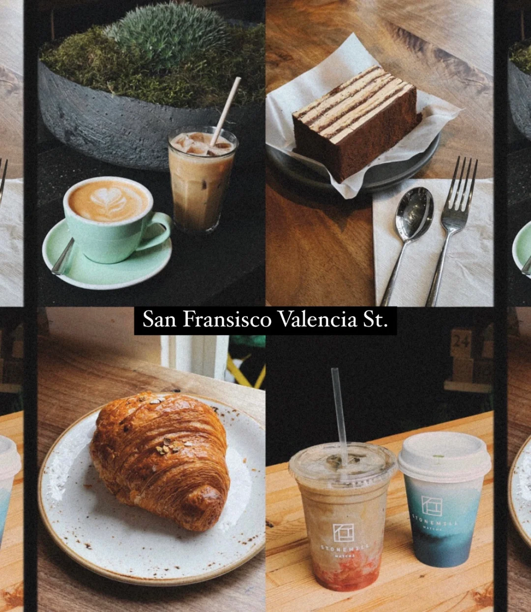 San Francisco🇺🇸｜Valencia St Afternoon Tea, Coffee & Sweets☕️