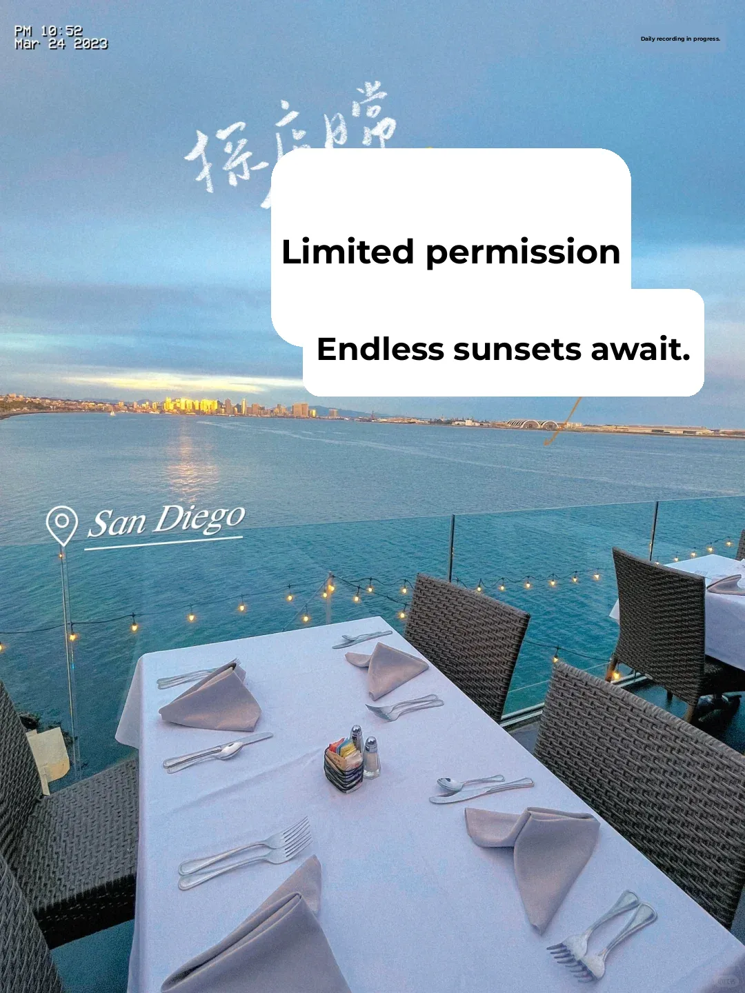 Food Exploration in San Diego 🇺🇸 A Sunset Dinner Date with the Golden Hour!