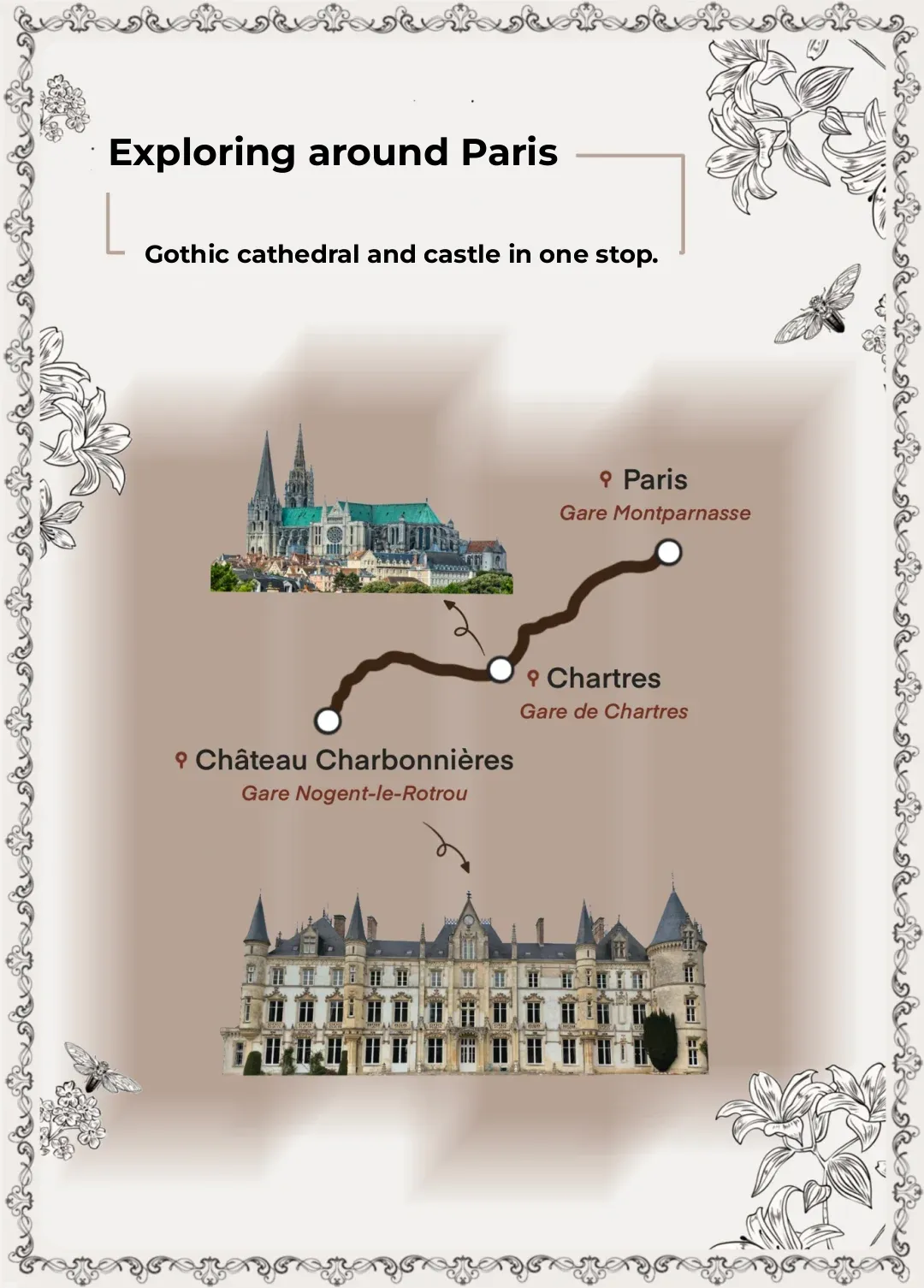 Day Trip from Paris: Gothic Cathedrals & Castles All-in-One