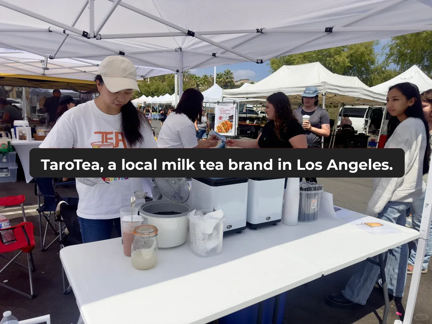 Los Angeles Local Milk Tea Brand • Taro Tea