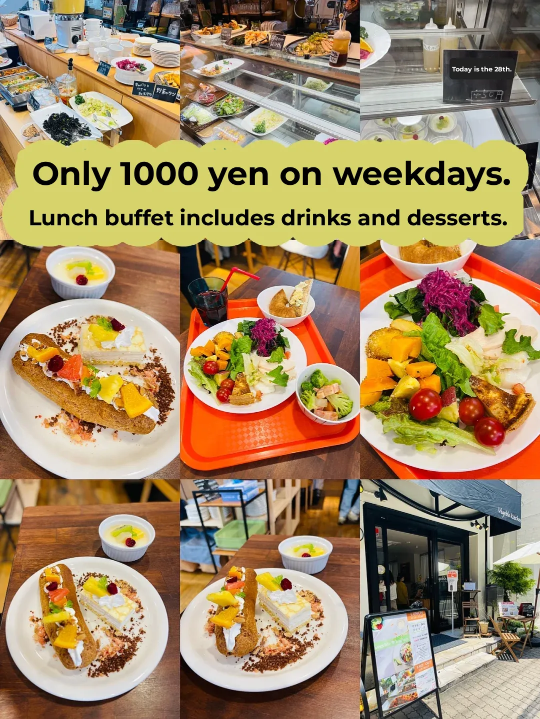 $1000 💰 Lunch Buffet Only Available on Weekdays 🤩