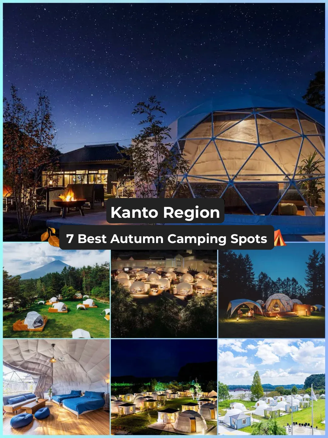 🇯🇵 7 Top Camping Spots in Kanto for Fall ⛺️🍂