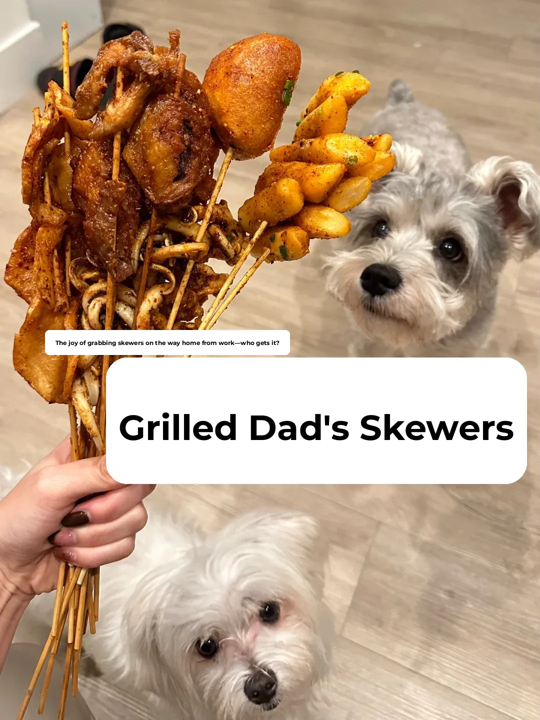 Who can resist the joy of grilling skewers at home after work on a Friday!