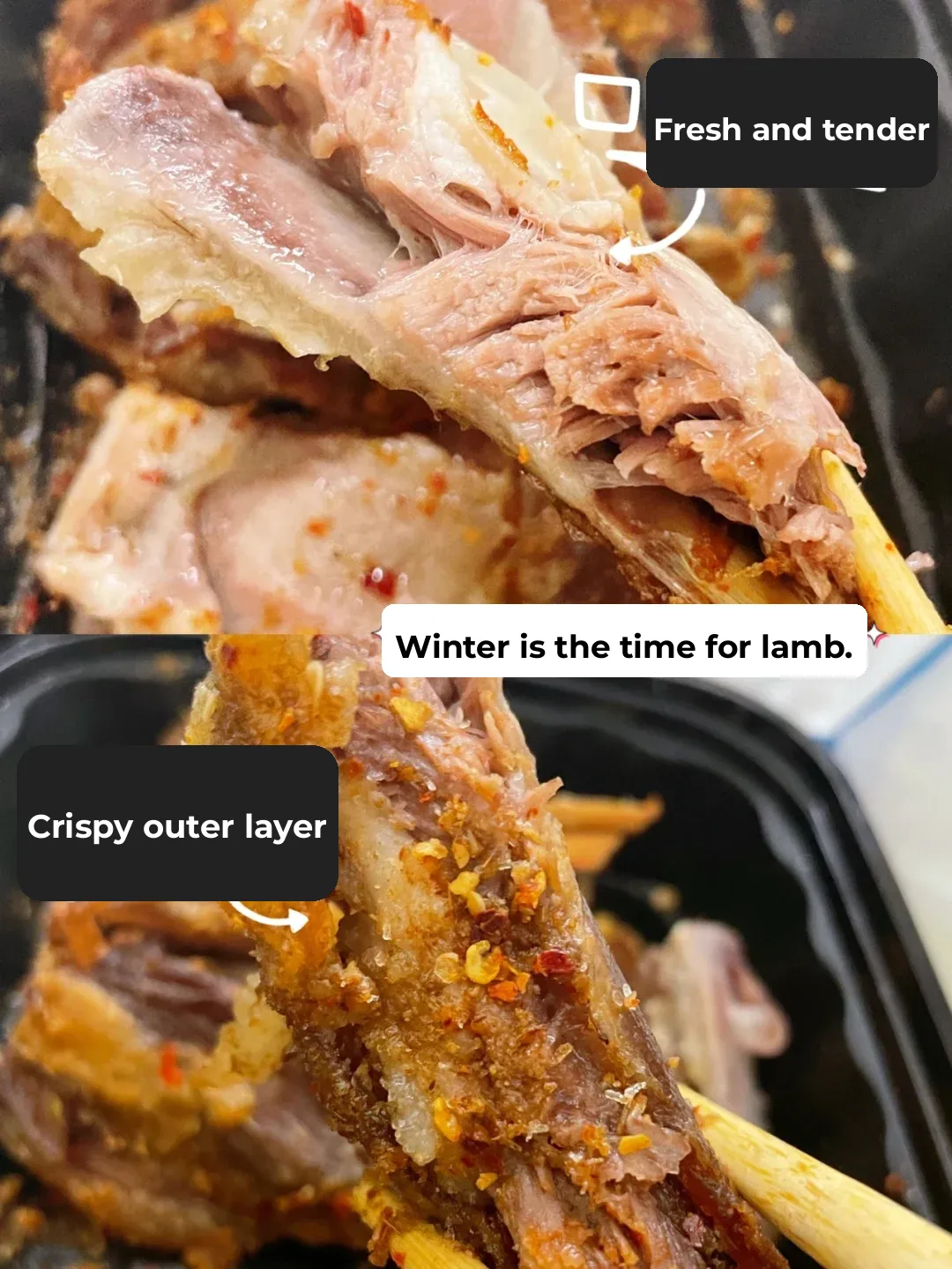 Bay Area's Must-Try Hand-Pulled Grilled Lamb Ribs 🐑 Don't Miss Out, Grab a Pack on Your Way!