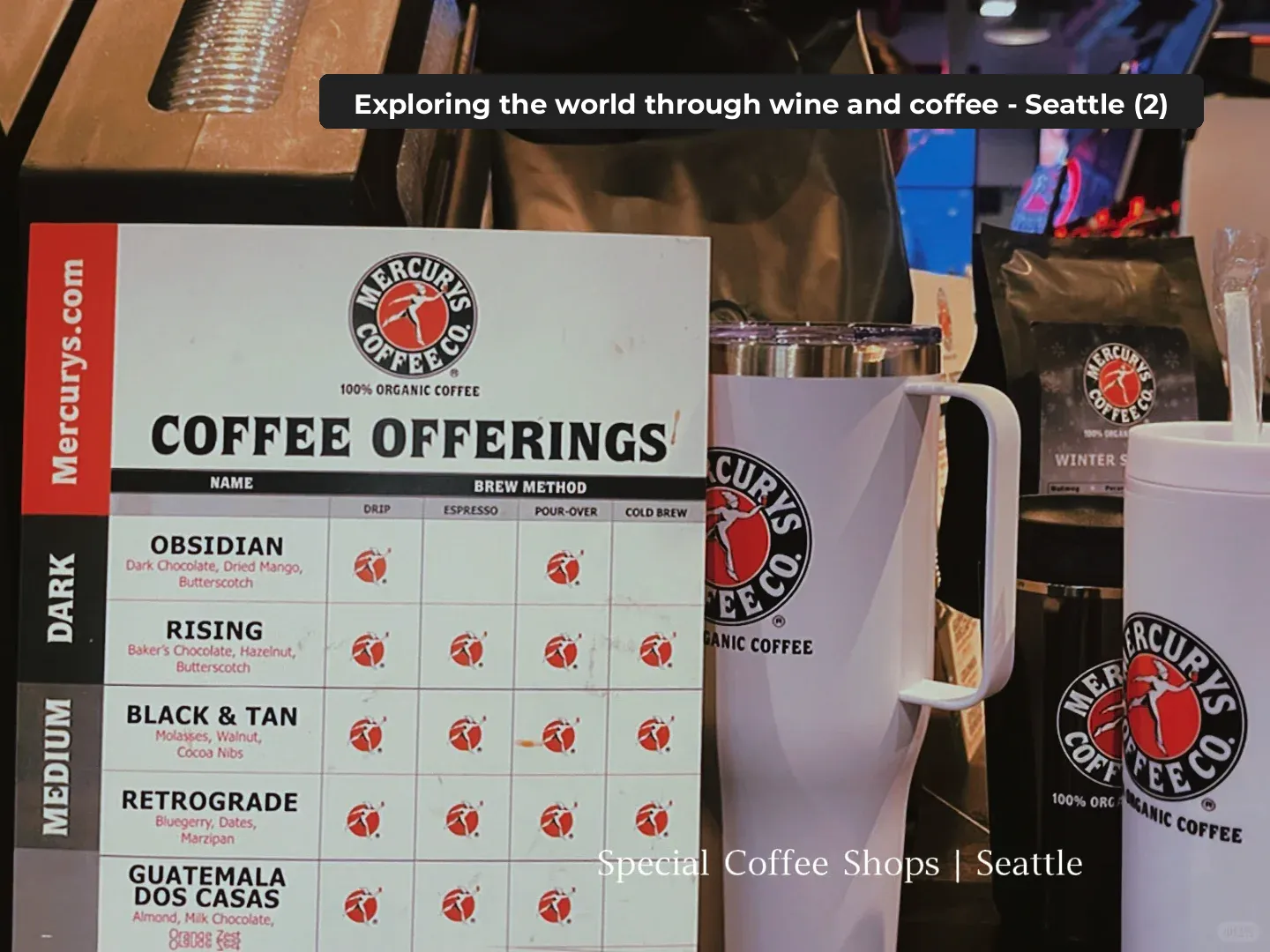 Seattle Cafés: Mercurys, the Perfect Spot for "Slacking Off"