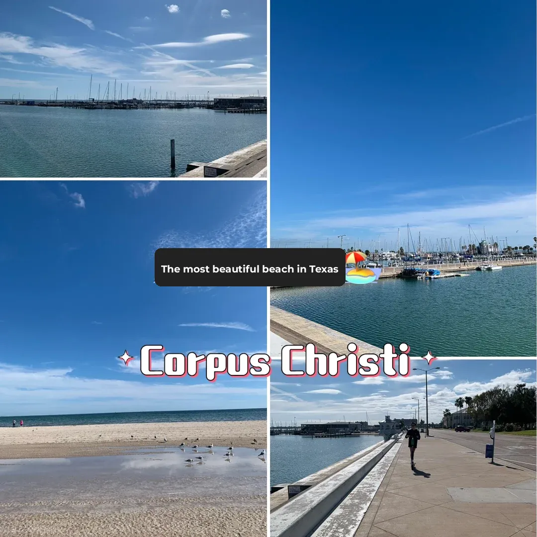 ✨The Most Beautiful Beach in Texas: Corpus Christi🏖️