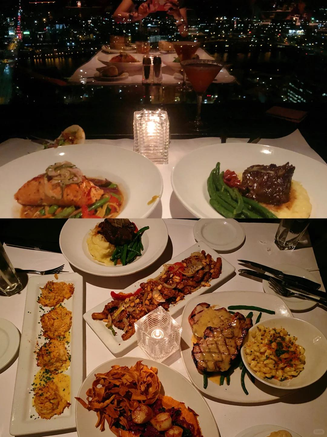 Food｜Portland Rooftop Dining with Night Views 🍴 Includes Dish Recommendations