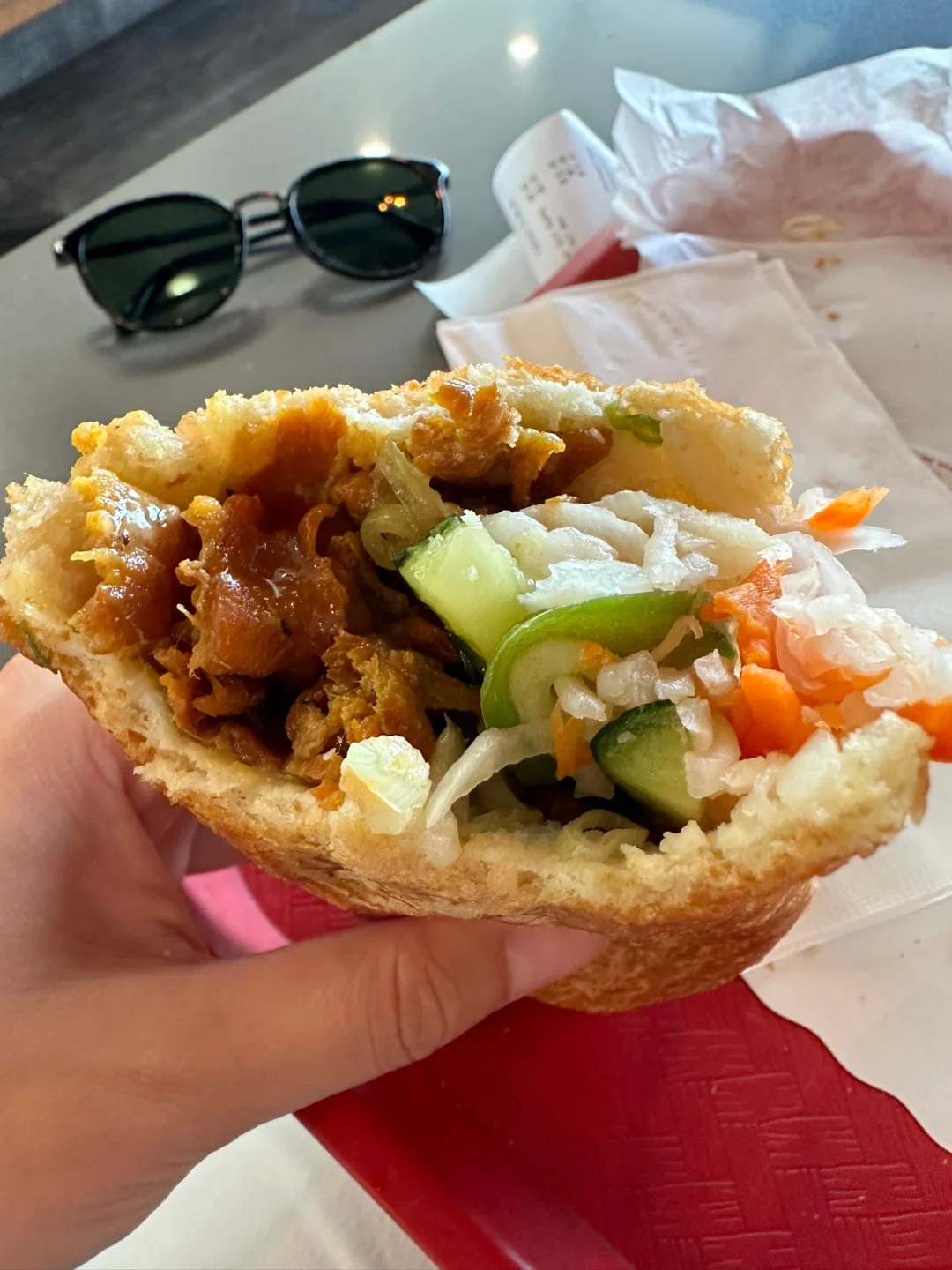 This Vietnamese Banh Mi is amazing!!