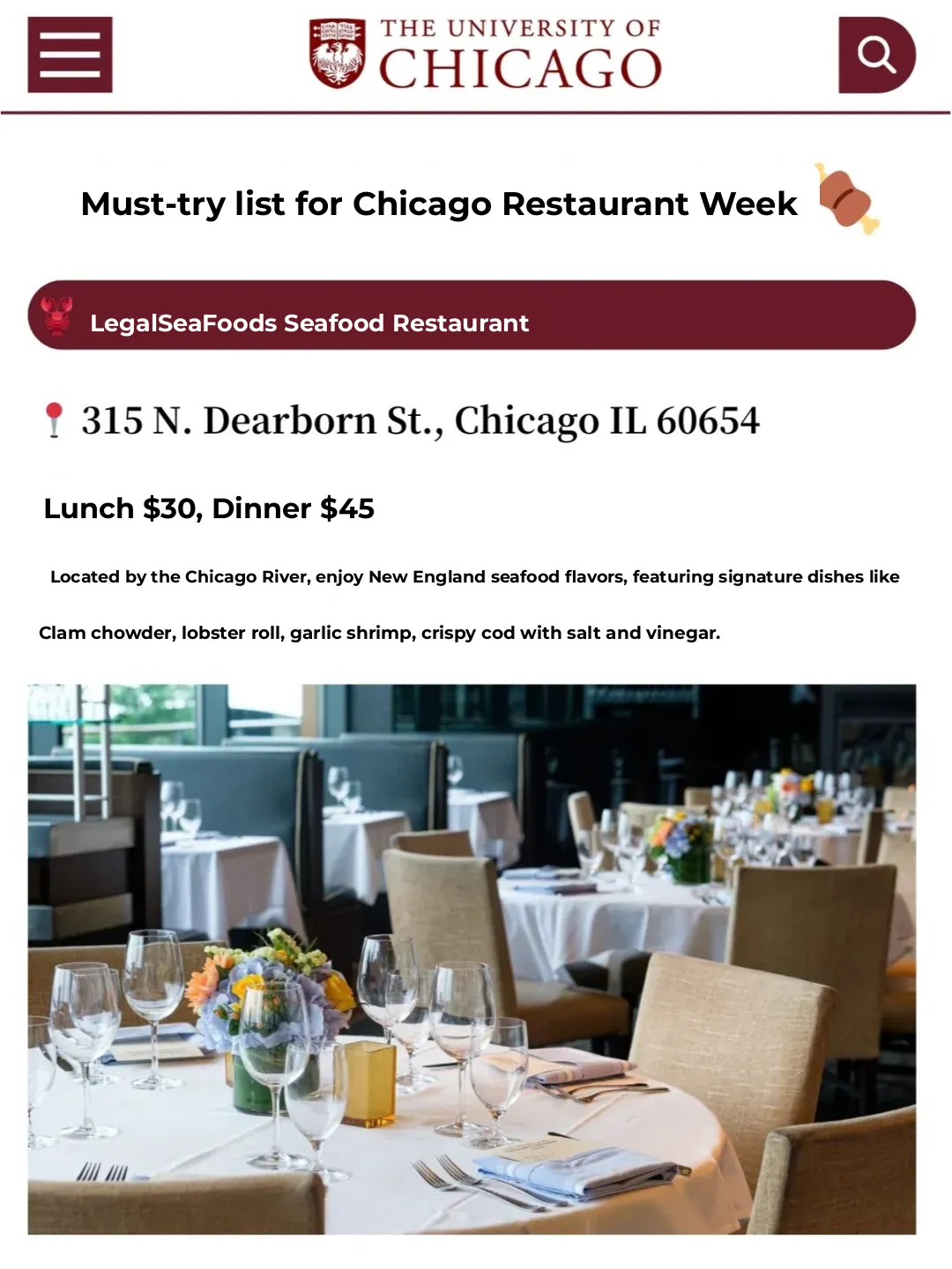 "470 Restaurants Go All Out 🥙 Must-Try List for Chicago Restaurant Week"