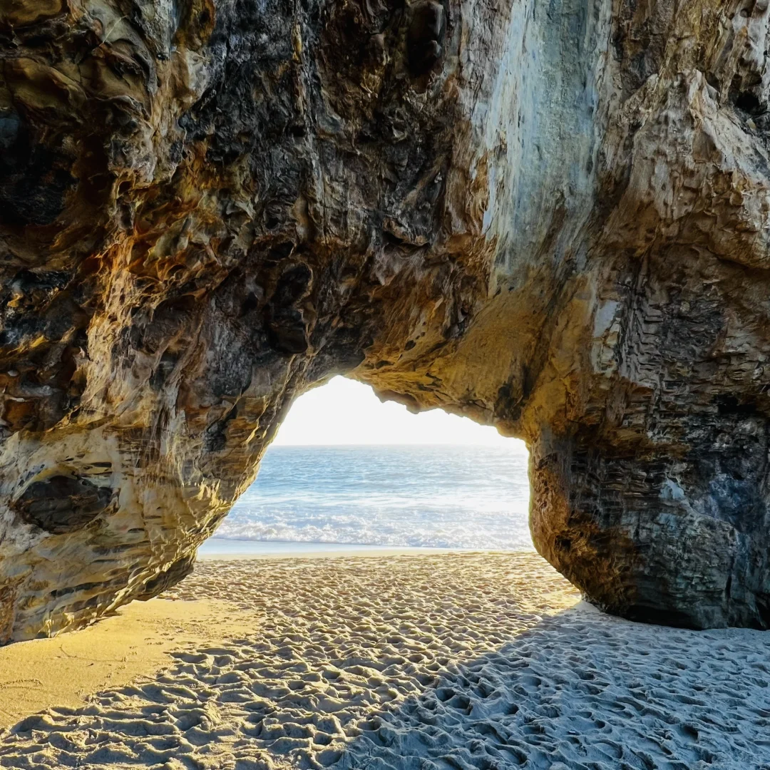 Sunset at Panther Beach, Santa Cruz