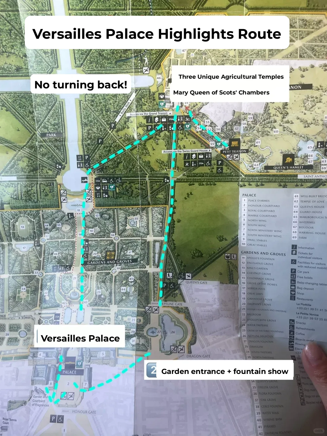 Versailles Palace Recommended Itinerary (Personal Ultimate Guide)