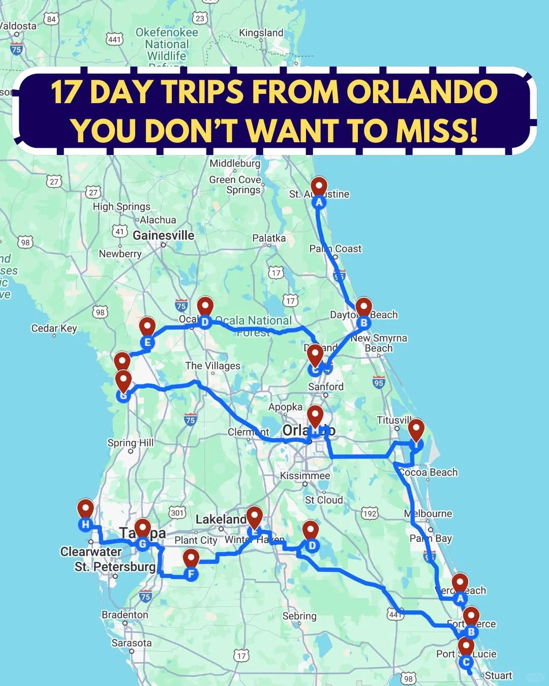 17 One-Day Trip Destinations in Central Florida
