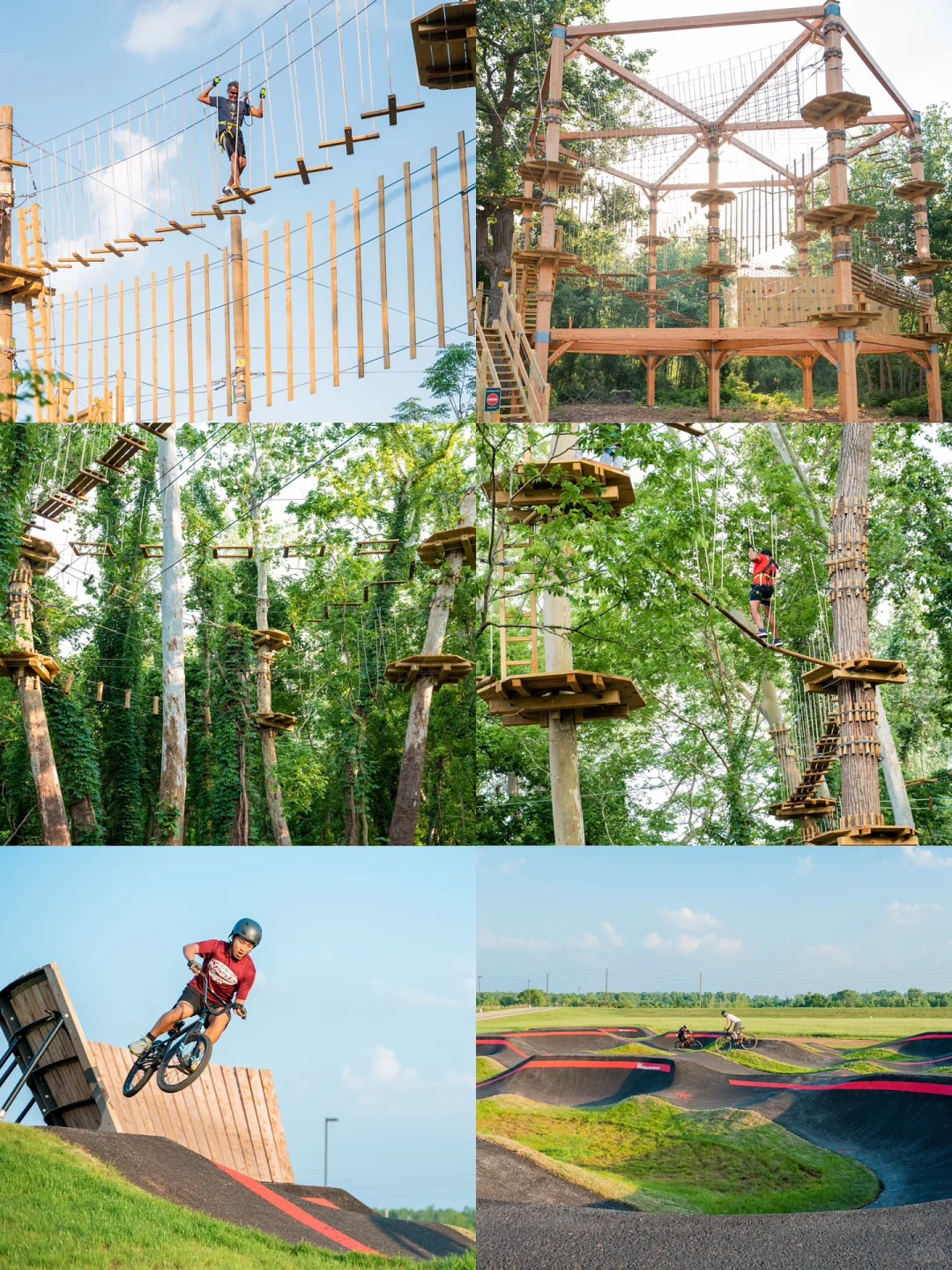 New High Ropes Course Park in Sugar Land Near Houston