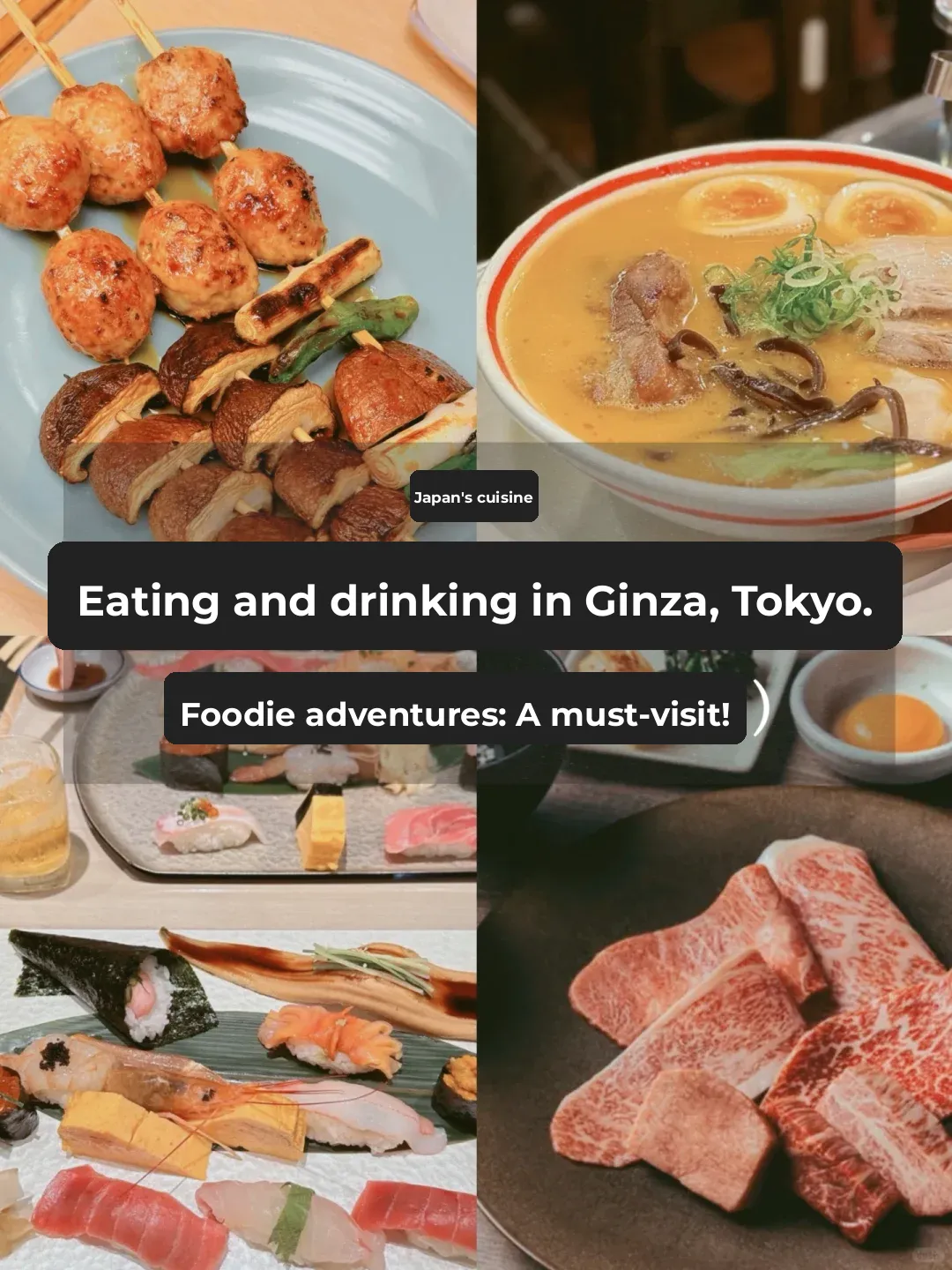 Japan 🇯🇵 Tokyo | Ginza Food, Top Picks for Eating & Drinking! ❗️